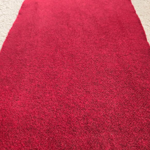 Banana Republic Double Face Cashmere Scarf Brick Burgundy Red - Picture 8 of 9